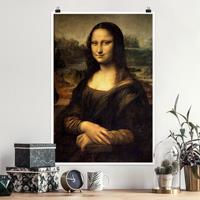 Klebefieber Poster Leonardo da Vinci - Mona Lisa