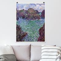 Klebefieber Poster Kunstdruck Claude Monet - Port Goulphar