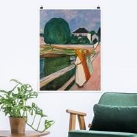 Klebefieber Poster Kunstdruck Edvard Munch - Weiße Nacht