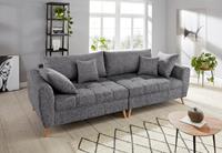 Andas Big-Sofa Blackburn Luxus, mit besonders hochwertiger Polsterung für bis zu 140 kg Belastbarkeit