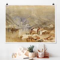 Klebefieber Poster William Turner - Berkastel an der Mosel