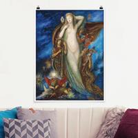 Klebefieber Poster Kunstdruck Gustave Moreau - Verherrlichung Helenas