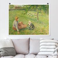 Klebefieber Poster Camille Pissarro - Gänsehirtin