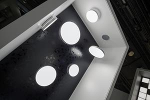 Schmitz Leuchten LED  LED Deckenlampen CORUM, Grau, weiß, Aluminium, 129-002-204