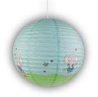 Niermann STAND BY Pendelleuchte Papierballon Lolo Lombardo Lampenschirme mehrfarbig