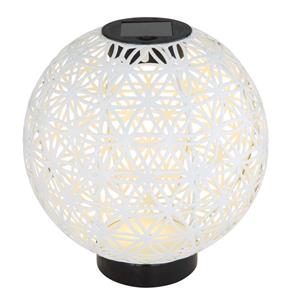 Globo LED Stehlampe »SOLAR«, Kugel mit Dekorstanzungen, Lebensblume