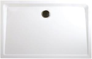 Schulte Rechteckduschwanne »Extraflach«, rechteckig, Sanitäracryl, BxT: 100 x 80 cm