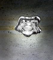 Leucos Büroleuchten Sd-Baia Recessed Gu10 Polished Crystal T-Lock, Metallisch, transparent, Glas, Metall, 0000834