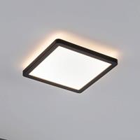 Paulmann P Atria Shine 11,2W 3000K 190x190 sz Ks 71000 LED-plafondlamp Zwart 11.2 W Warmwit