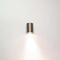 Artdelight Roulo1 - wandverlichting - 6,4 x 9 cm - licht brons