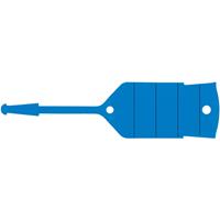 KSTOOLS KS TOOLS Schlüsselanhänger mit Schlaufe, blau, 500 Stück