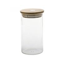 Zeller Vorratsglas mit Bamboodeckel - 1 Liter