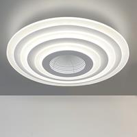 fischer&honsel Lucci LED-Deckenleuchte Weiß 35W Warmweiß bis Tageslichtweiß Dimmbar, Mit