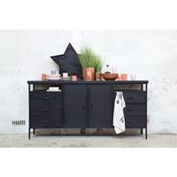 Giga Meubel Dressoir Dansk Zwart - 