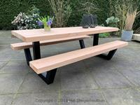 Het Steigerhouthuis Steigerhouten Picknicktafel Industrieel Summer - 270 x 180 x 78 cm