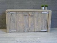 Het Steigerhouthuis Steigerhouten Dressoir Landelijk - 210 x 60 x 80 cm