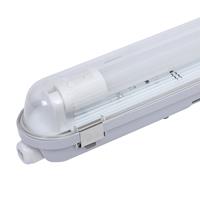 HOFTRONIC™ LED T8 Feuchtraum Wannenleuchte IP65 60 cm 6000K 9W 990lm 110lm/W Inkl. flimmerfreie LED Röhre verlinkbar