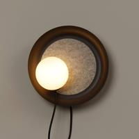 Milan IluminaciÃ³n Milan Wire wandlamp Ã 24 cm antraciet