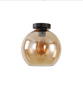 Artdelight Plafondlamp Marino met amber glas Ø 25cm PL MARINO-25 AM