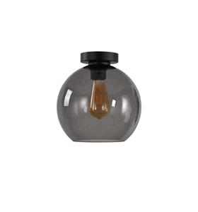 Artdelight Plafondlamp Marino grijs glas Ø 25cm PL MARINO-25 GR