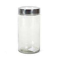 Glazen Voorraadpot/bewaarpot Met Draai Deksel Met Inhoud 1.7 Liter - Inmaakpot/weckpot