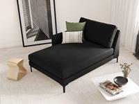 Kooko Home | Chaise longue Poeme black links bouclé