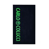 Yomonda Carlo Colucci Strandlaken Tomaso schwarz/grün Gr. 100 x 180