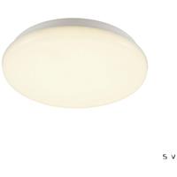 SLV SIMA 1005085 LED-plafondlamp Wit 24 W Warmwit Geschikt voor wandmontage