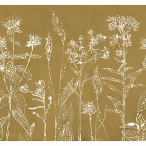 Art for the Home - Fotobehang - Weide Bloemen - Okergeel - 280x300cm