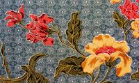 Papermoon Fotobehang Batik patroon fluwelig, vliesbehang, eersteklas digitale print