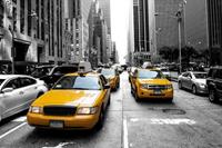 Papermoon Fotobehang New Yorkse taxi's Vliesbehang, eersteklas digitale print