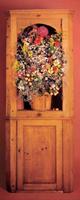 Papermoon Fotobehang Flower ornament - deurbehang Vlies, 2 banen, 90x 200 cm (2 stuks)