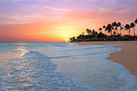 Papermoon Fotobehang Aruba beach Sunset