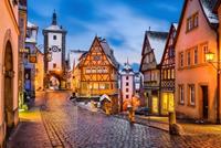 Papermoon Fotobehang Rothenburg ob der Tauber Vliesbehang, eersteklas digitale print