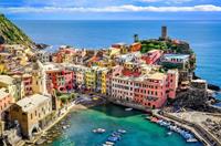 Papermoon Fototapete »Colorful Village Vernazza, Cinque Terre«, glatt