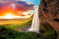 Papermoon Fotobehang Waterfall, Iceland