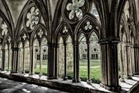 Papermoon Fototapete »Mittelalterliche Kathedrale«, samtig, Vliestapete, hochwertiger Digitaldruck