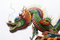 Papermoon Fototapete »Chinesischer Drache«, samtig, Vliestapete, hochwertiger Digitaldruck