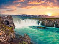 Papermoon Fotobehang Godafoss Waterfall Iceland