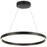 SLV LED Pendelleuchte One in Schwarz 24W 830lm