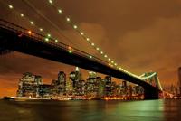 Papermoon Fototapete »Brooklyn Bridge by Night«, glatt