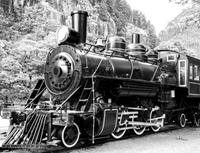 Papermoon Fototapete »Dampflokomotive Schwarz & Weiß«, samtig, Vliestapete, hochwertiger Digitaldruck, inklusive Kleister