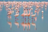 Papermoon Fototapete »Flamingos«, glatt
