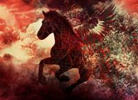 Papermoon Fotobehang Apocalypse fantasy Horse
