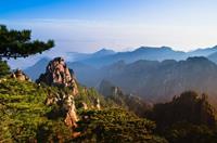 Papermoon Fotobehang Berg Huangshan Vliesbehang, eersteklas digitale print