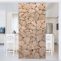 Raumteiler Apulia Stone Wall - Alte Steinmauer aus großen Steinen