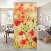 Klebefieber Raumteiler Summer Poppies