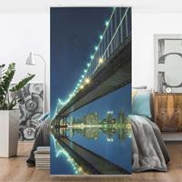 Klebefieber Raumteiler Abstract Manhattan Bridge