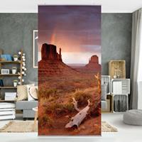 Klebefieber Raumteiler Monument Valley bei Sonnenuntergang