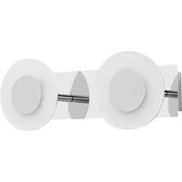 LEDVANCE SMART+ LED ORBIS WALL WAVE IP44 Wand- und Deckenleuchte Tunable White WiFi 32 cm Stahl Silb